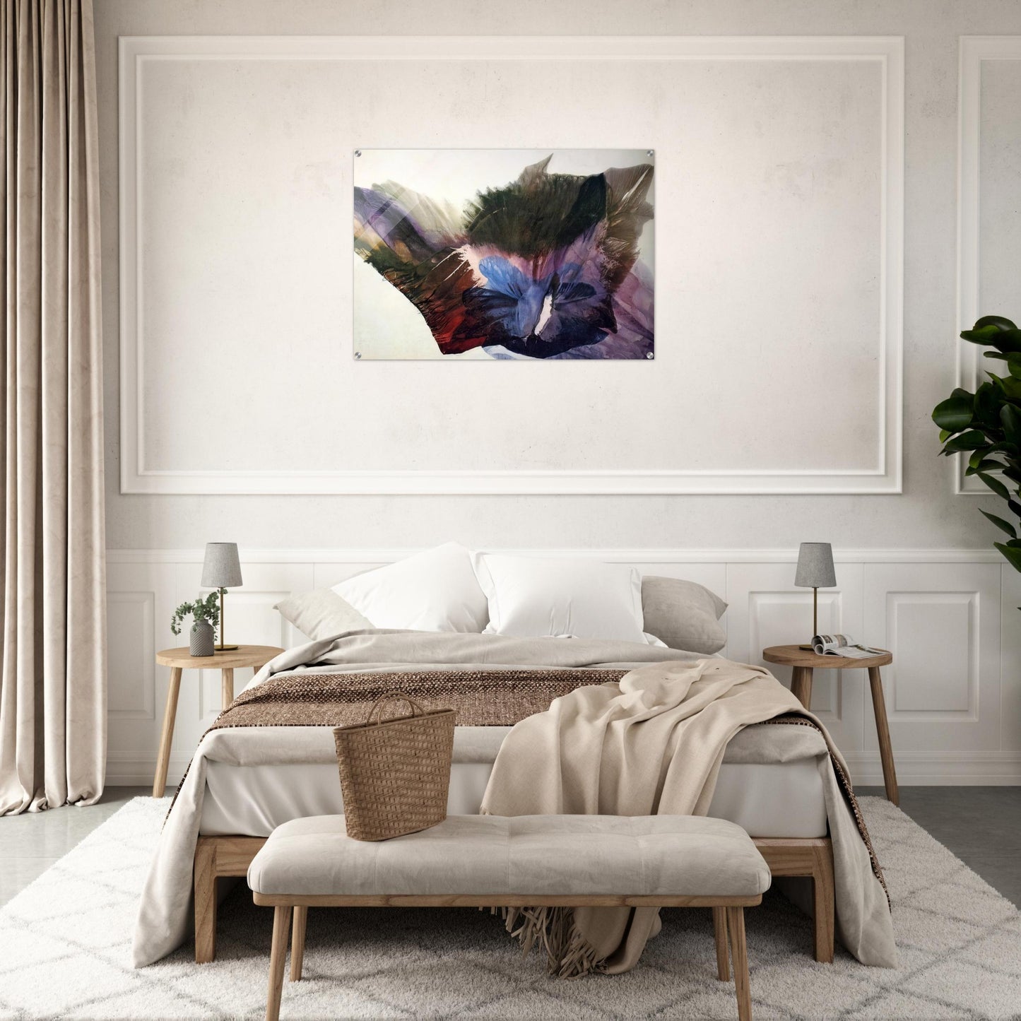 Phenomena Over the Cusp - 1961 - Paul Jenkins Acrylic Print - 70x100 cm / 28x40″ inches