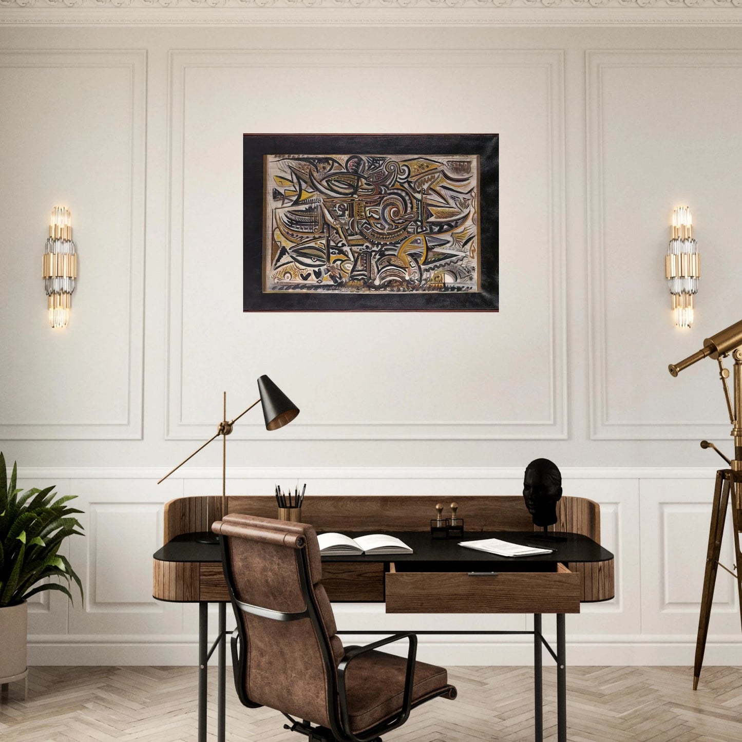 Bird in the Wind - Richard Pousette-Dart Brushed Aluminum Print - 70x100 cm / 28x40 inches | Richard Pousette-Dart Aluminum Print | Richard Pousette-Dart Prints
