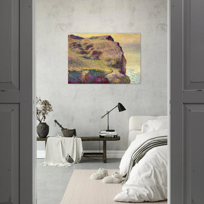 The Pointe du Petit Ailly - claude monet Brushed Aluminum Print - 70x100 cm / 28x40 inches | claude monet Aluminum Print | claude monet Prints