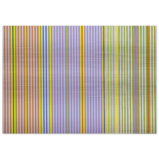 Ianthe - 1969 - Gene Davis Brushed Aluminum Print - 70x100 cm / 28x40 inches | Gene Davis Aluminum Print | Gene Davis Prints