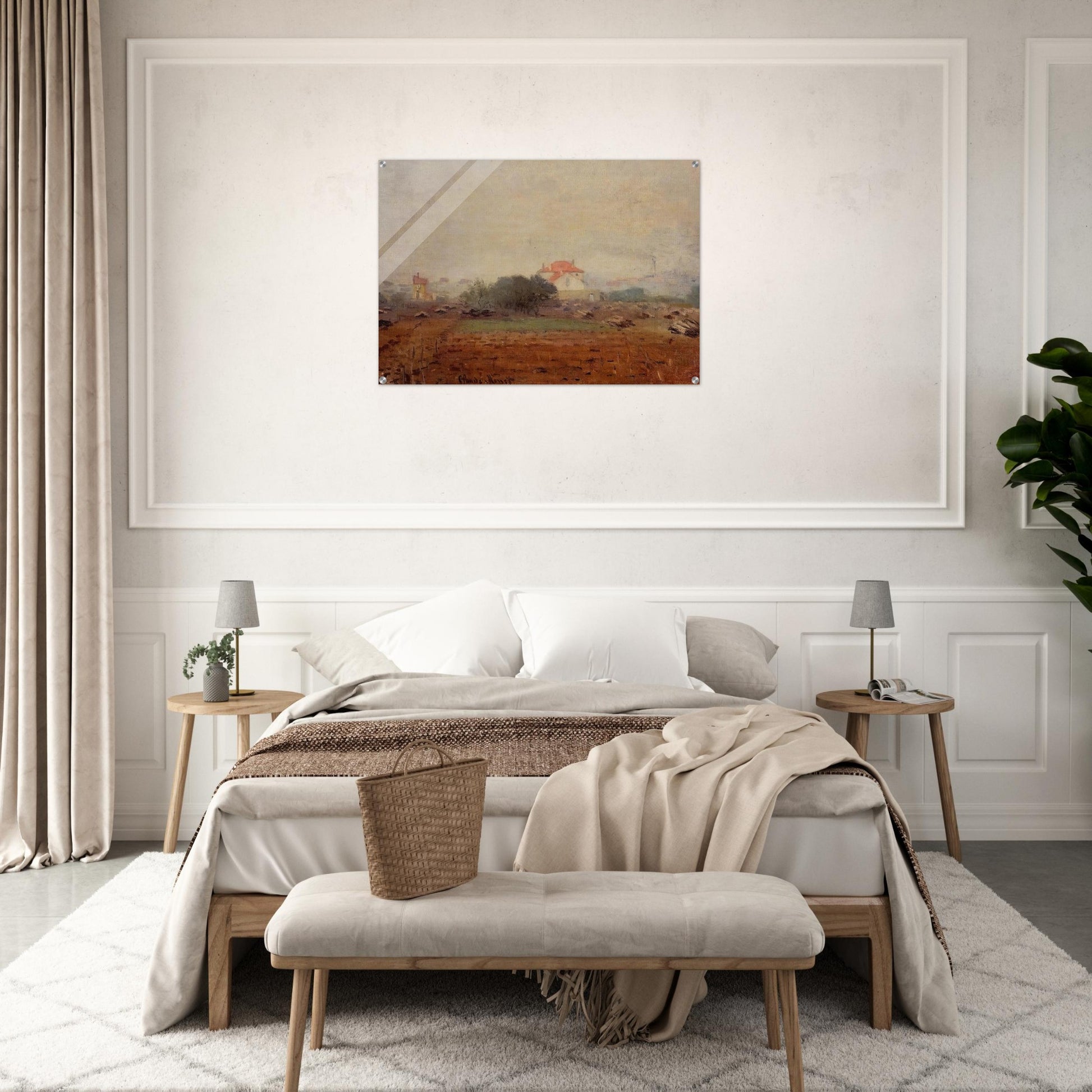 Fog - claude monet Acrylic Print - 70x100 cm / 28x40″ inches | claude monet Wall Art | claude monet Prints