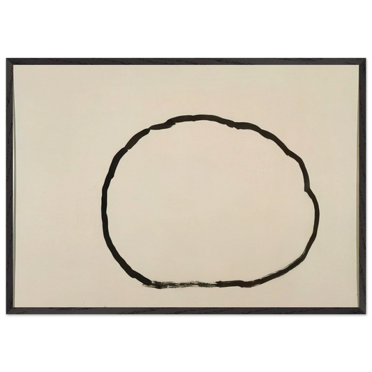 UNTITLED 6 N2 - Philip Guston 70x100 cm / 28x40 inches Framed Art Print – Black Wooden Frame