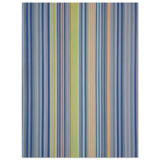 Gene Davis - Midnight Watch - 1976  75x100 cm / 30x40inches Fine Art Poster