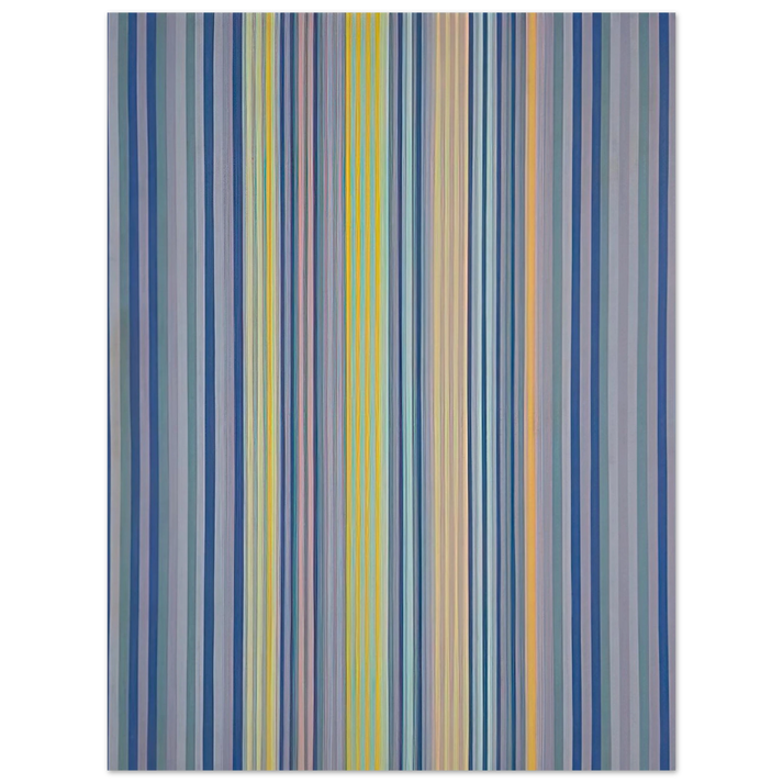 Gene Davis - Midnight Watch - 1976  75x100 cm / 30x40inches Fine Art Poster