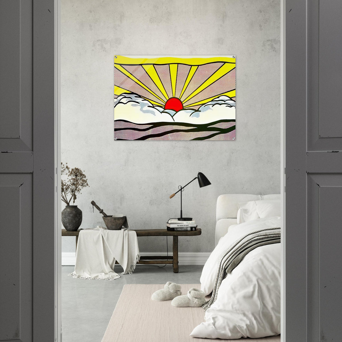 SUNRISE 1965 - Roy Lichtenstein Acrylic Print - 70x100 cm / 28x40″ inches