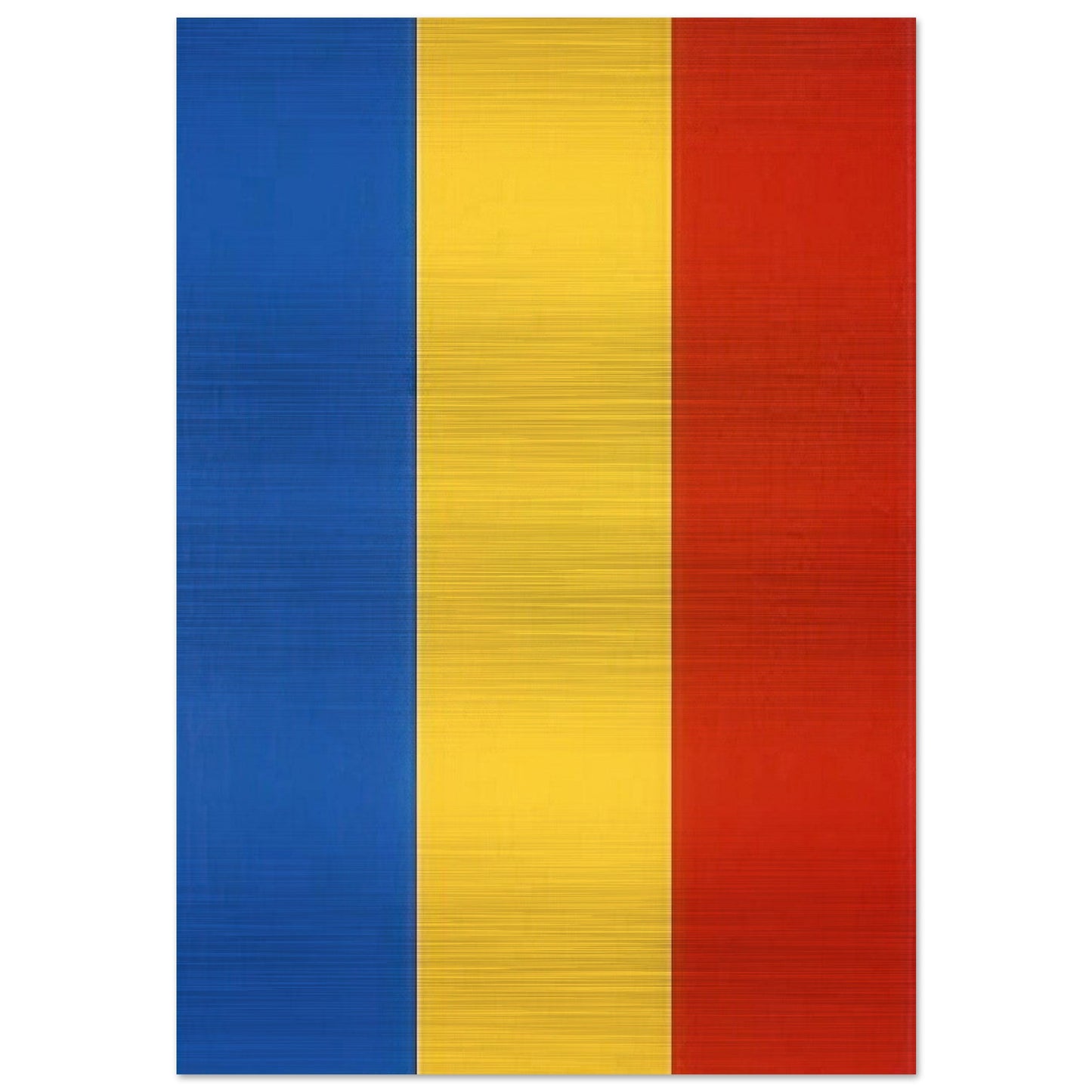 Blue Yellow Red - Ellsworth Kelly Brushed Aluminum Print - 70x100 cm / 28x40 inches | Ellsworth Kelly Aluminum Print | Ellsworth Kelly Prints