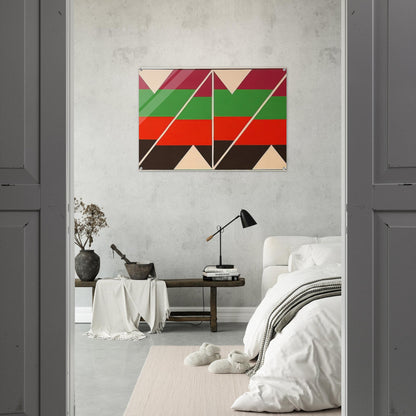 Scissors Jack - 1974 - Larry Zox Acrylic Print - 70x100 cm / 28x40″ inches