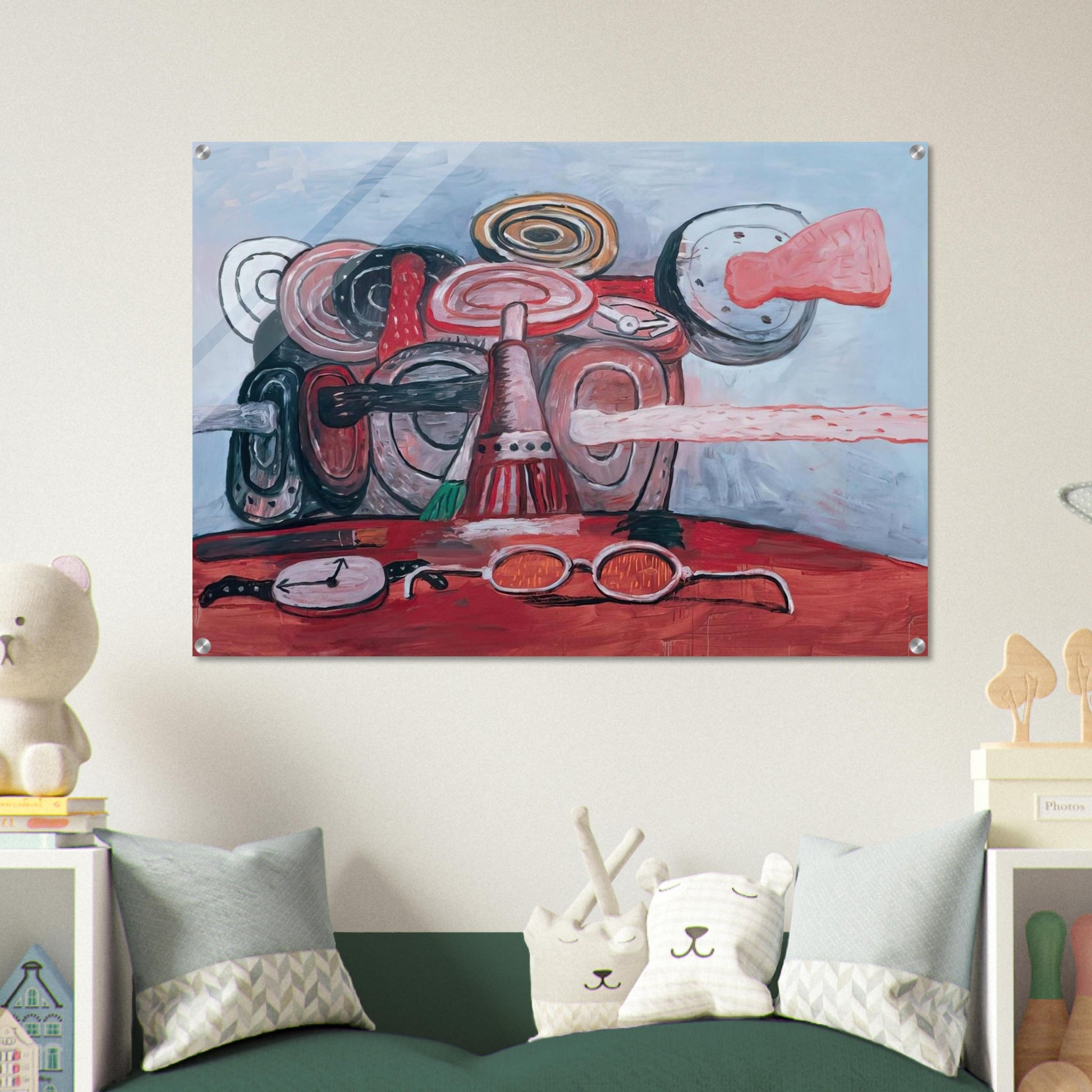 AS IT GOES - Philip Guston Acrylic Print - 70x100 cm / 28x40″ inches