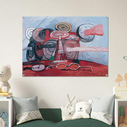 AS IT GOES - Philip Guston Acrylic Print - 70x100 cm / 28x40″ inches