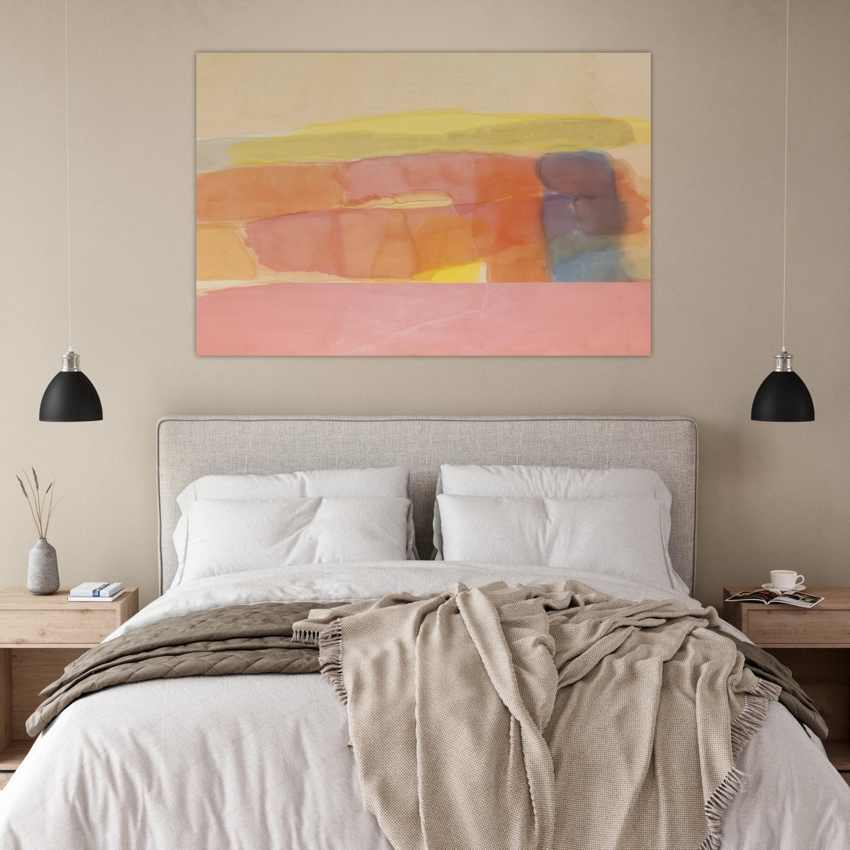 First Path - 1978 - Ronnie Landfield Art Prints - 100x150 cm / 40x60″ inches | Ronnie Landfield Poster | Ronnie Landfield Prints