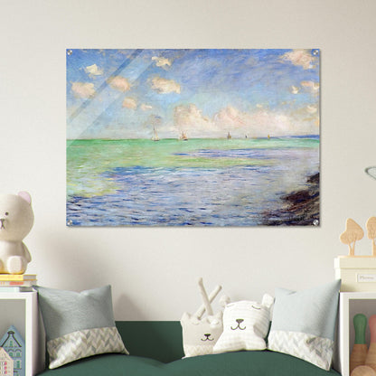 The Sea at Pourville - claude monet Acrylic Print - 70x100 cm / 28x40″ inches