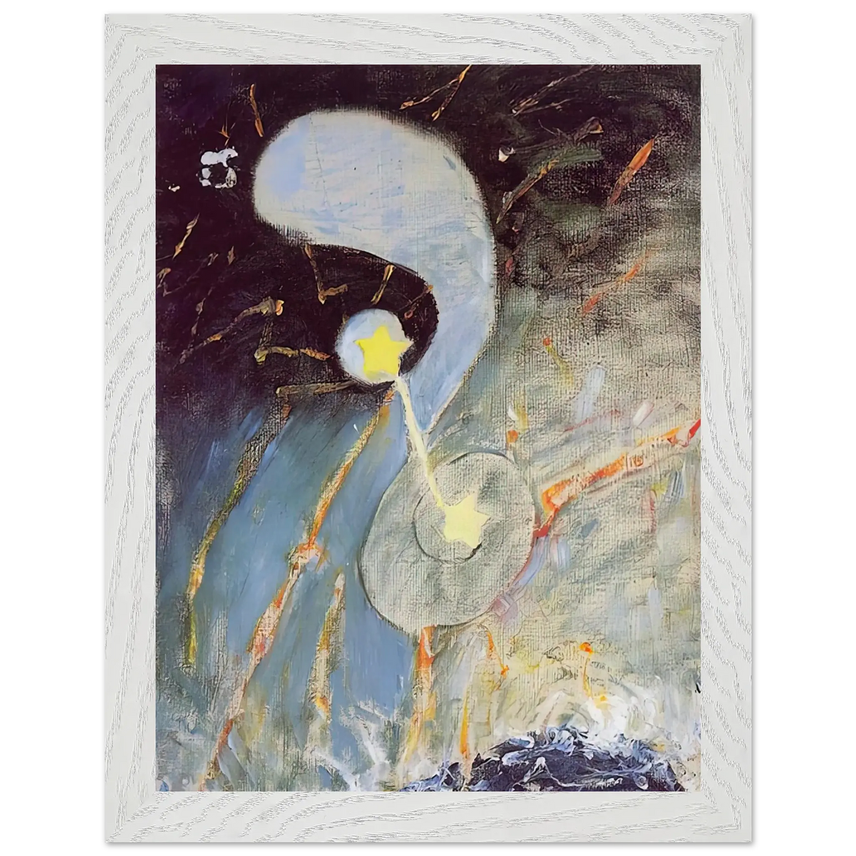 Hilma af Klint - CHAOS NR 2 1906 Wall art - A2 (42 x 59.4  cm) - Fine Art Poster - -