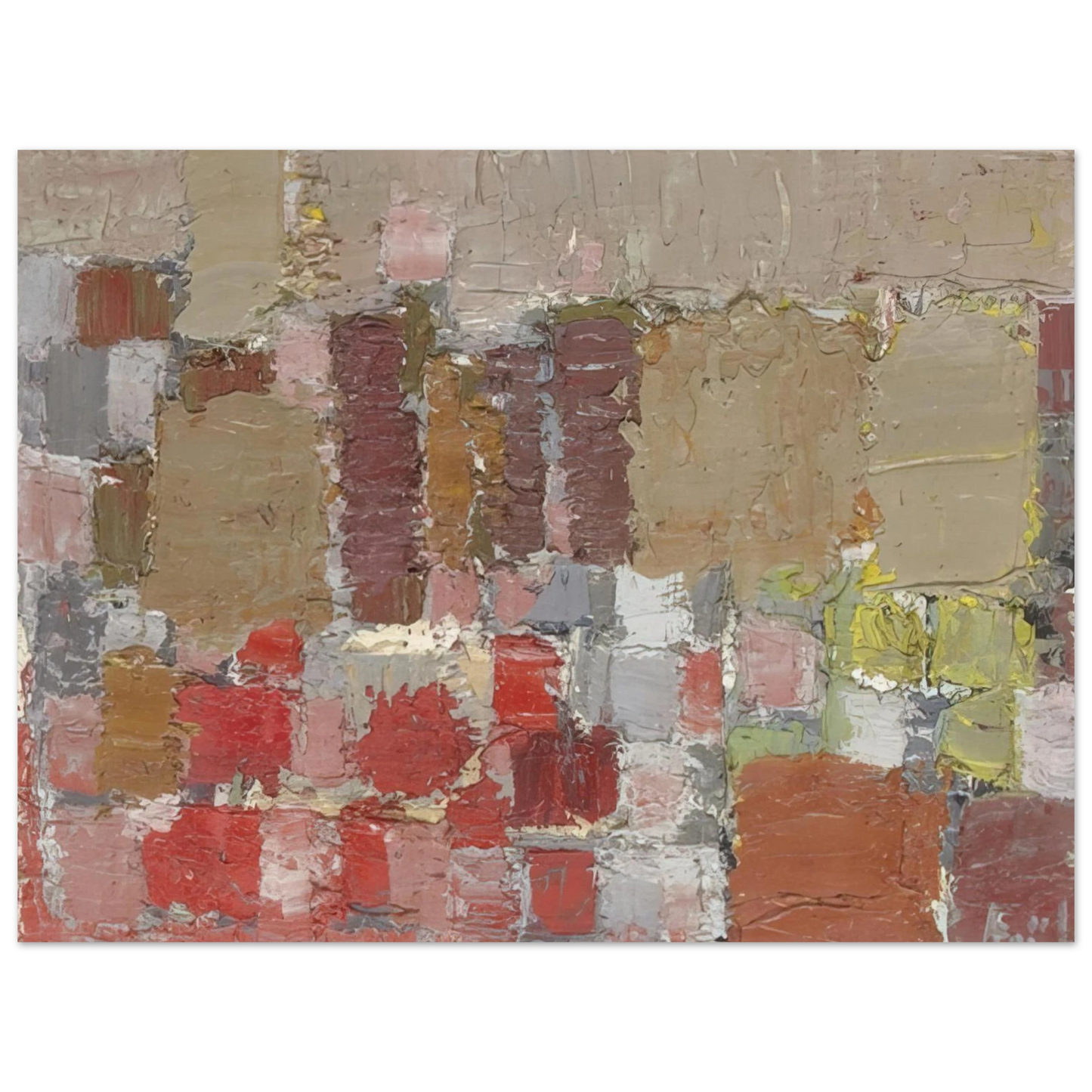 Nicolas de Stael - Composition - Art Informel Fine Art Poster