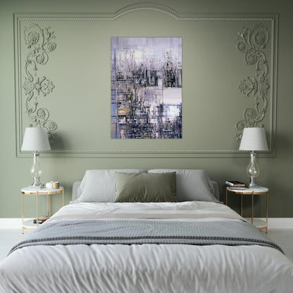 New Amsterdam II - 1970 - Maria Helena Vieira da Silva Brushed Aluminum Print - 70x100 cm / 28x40 inches | Maria Helena Vieira da Silva Aluminum Print | Maria Helena Vieira da Silva Prints