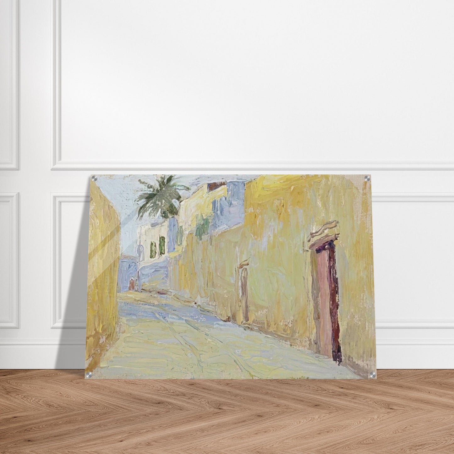 ALLEY IN TUNIS - Gabriele Munter Acrylic Print - 70x100 cm / 28x40″ inches | Gabriele Munter Wall Art | Gabriele Munter Prints