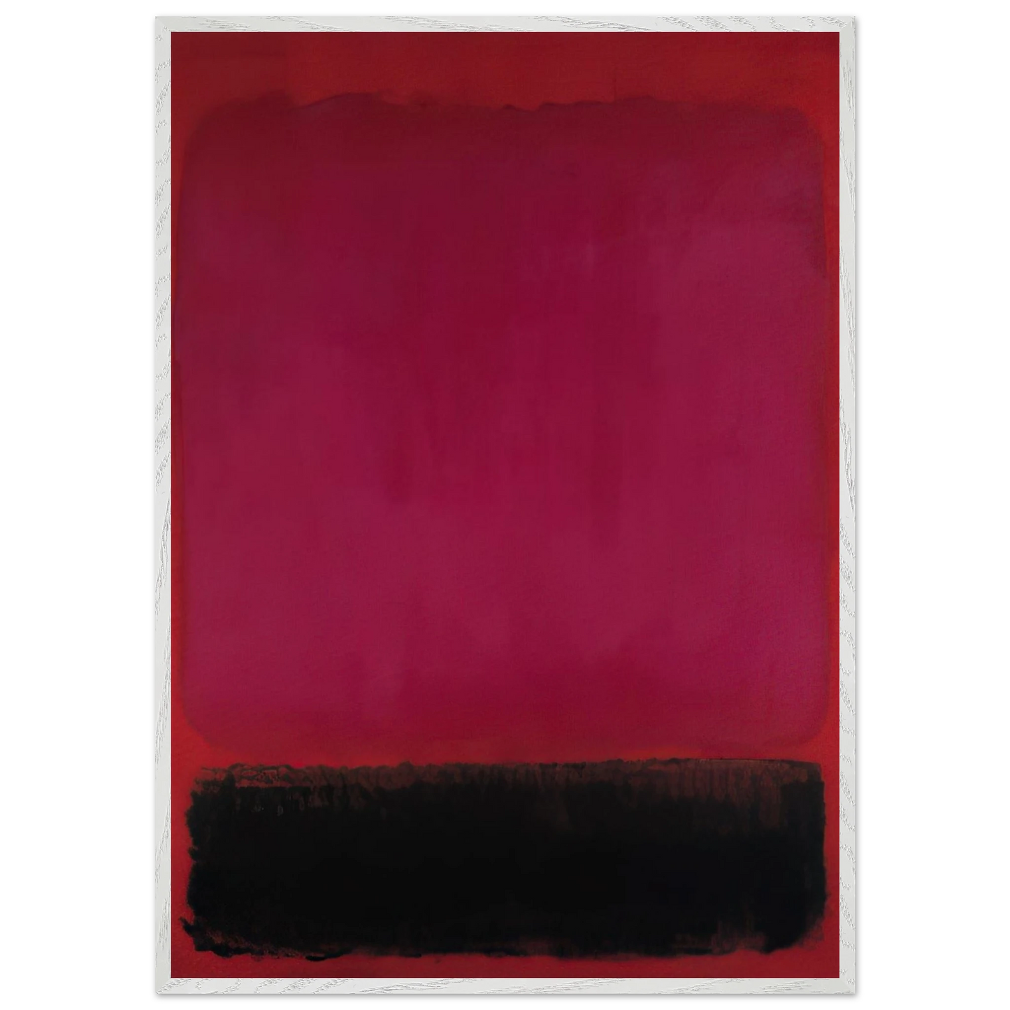 Helen Frankenthaler - Untitled - 1967 Wall art - A1 (59.4 x 84.1  cm) - Premium Wooden Framed Poster With Fine Art Paper-canvas - Black frame