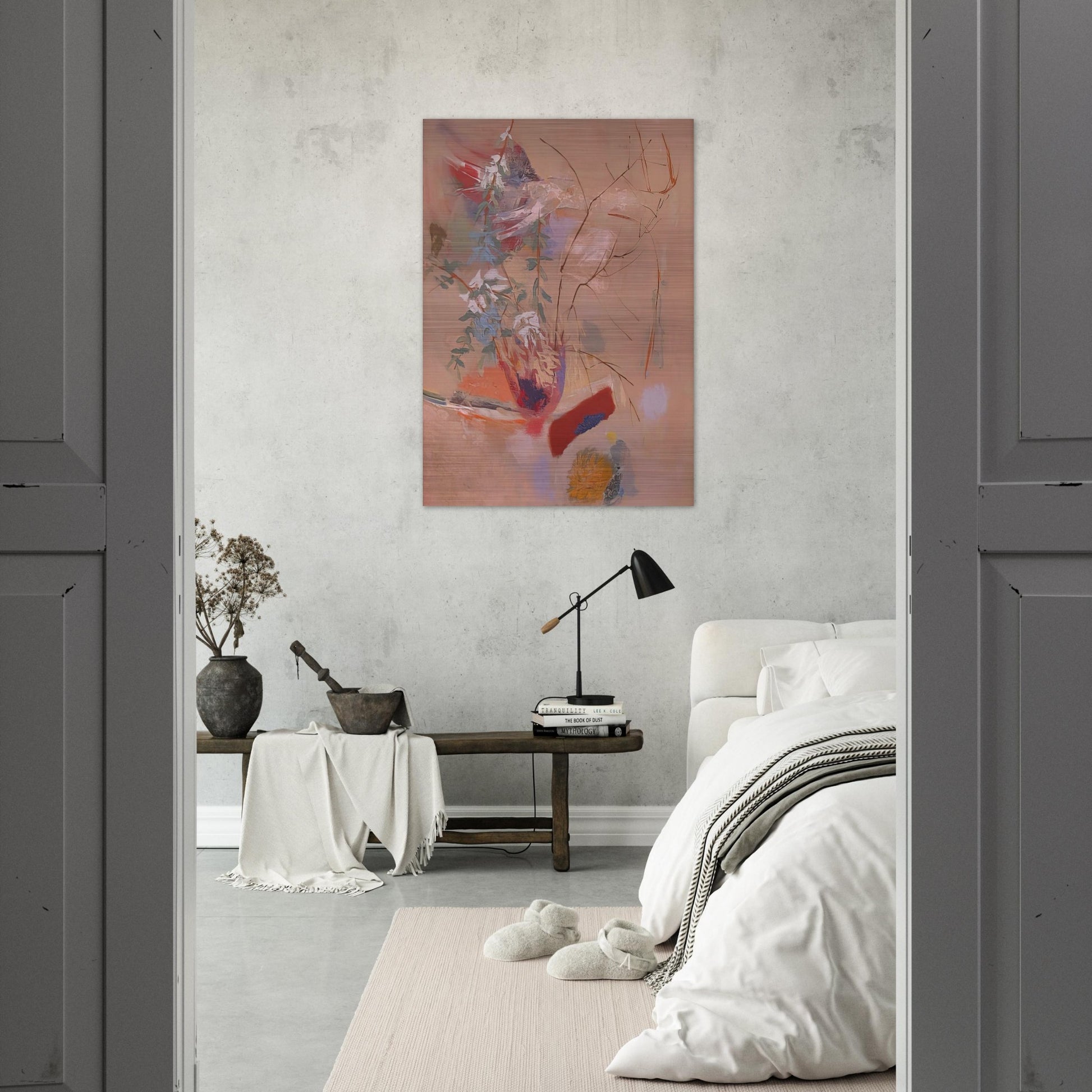 The Bush - 1955 - John Ferren Brushed Aluminum Print - 70x100 cm / 28x40 inches | John Ferren Aluminum Print | John Ferren Prints