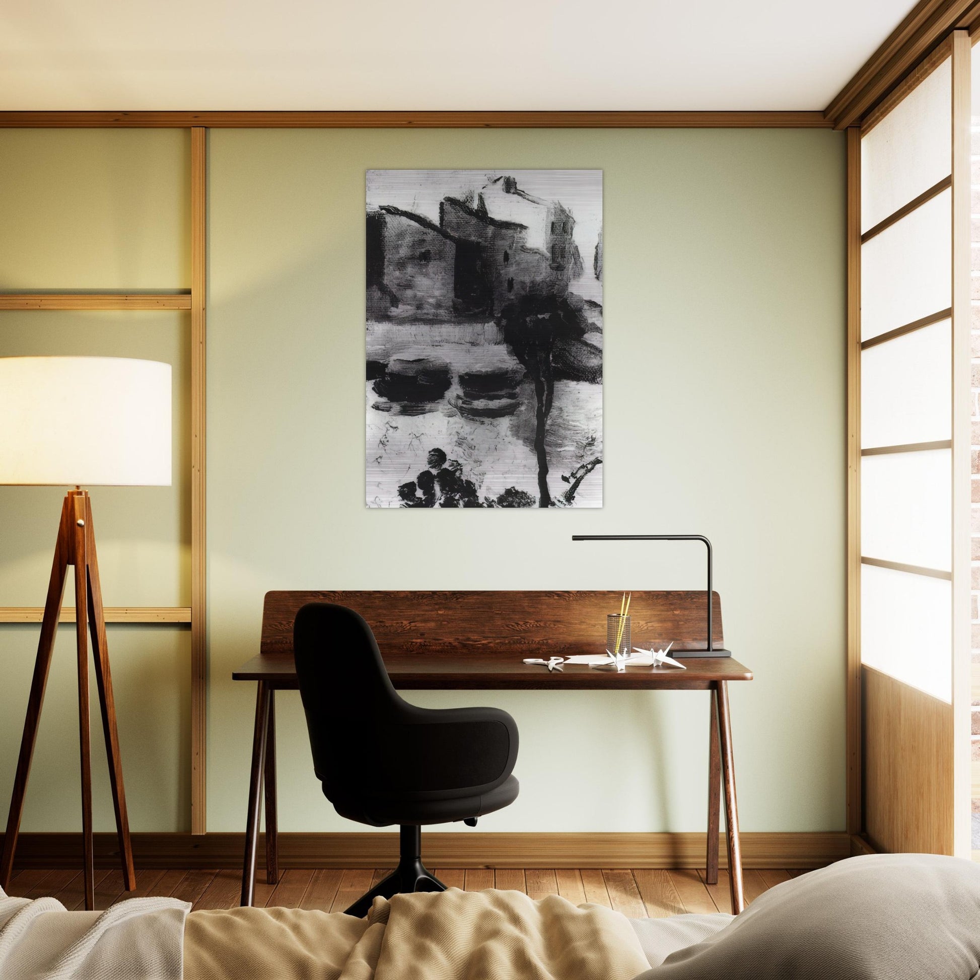 LLANE BEACH CADAQUES - Salvador Dali Brushed Aluminum Print - 70x100 cm / 28x40 inches | Salvador Dali Aluminum Print | Salvador Dali Prints