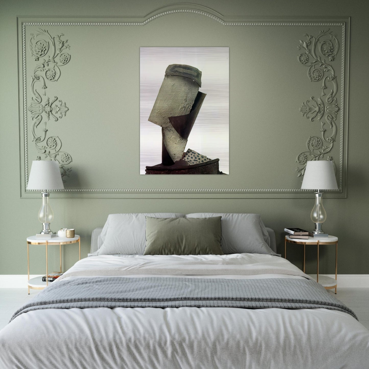 Glass - Pablo Picasso Brushed Aluminum Print - 70x100 cm / 28x40 inches | Pablo Picasso Aluminum Print | Pablo Picasso Prints