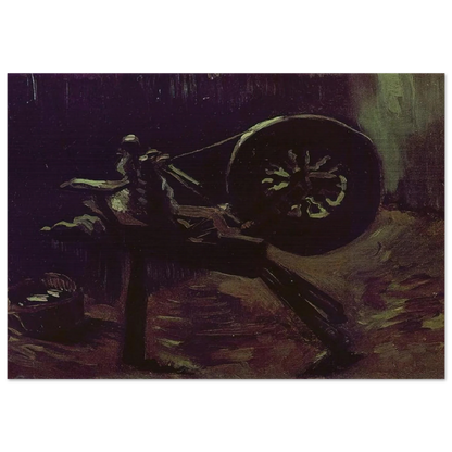 Bobbin Winder - Vincent van Gogh Brushed Aluminum Print - 70x100 cm / 28x40 inches | Vincent van Gogh Aluminum Print | Vincent van Gogh Prints