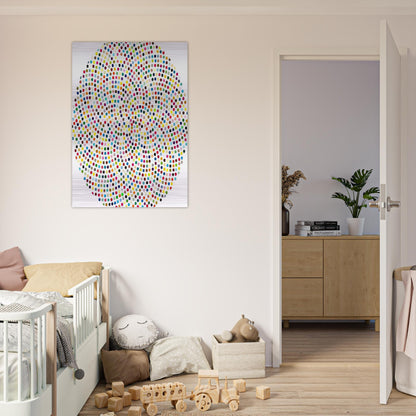 VALIUM - Damien Hirst Brushed Aluminum Print - 70x100 cm / 28x40 inches | Damien Hirst Aluminum Print | Damien Hirst Prints