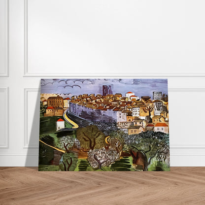 VENCE 1923 - Raoul Dufy Brushed Aluminum Print - 70x100 cm / 28x40 inches | Raoul Dufy Aluminum Print | Raoul Dufy Prints