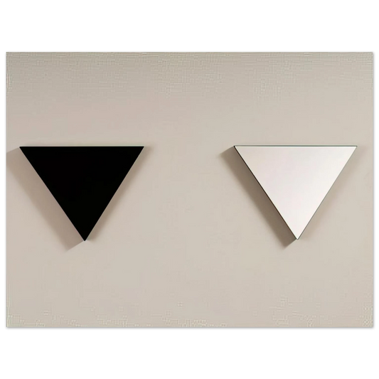 Blinky Palermo - MIRROR OBJECT 1973  75x100 cm / 30x40inches Fine Art Poster