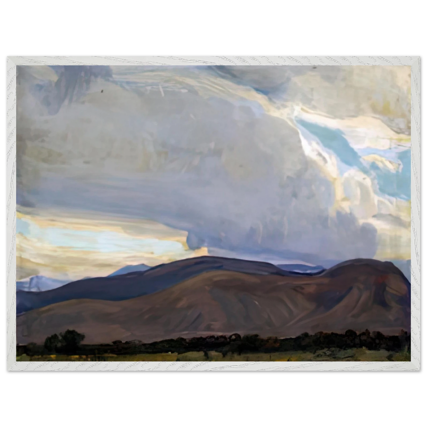 Maynard Dixon - STORM FROM THE SIERRA 1937 Wall art - 75x100 cm / 30x40 inches - Fine Art Poster-canvas - -