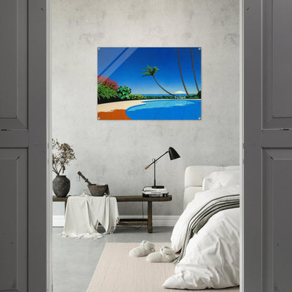 Shade of Palm Grove II - Hiroshi Nagai Acrylic Print - 70x100 cm / 28x40″ inches