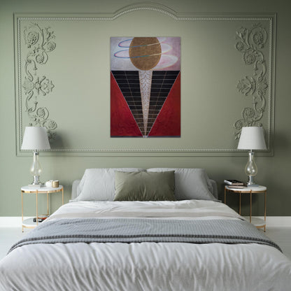 ALTARPIECE NO 2 1915 - Hilma af Klint Brushed Aluminum Print - 70x100 cm / 28x40 inches | Hilma af Klint Aluminum Print | Hilma af Klint Prints