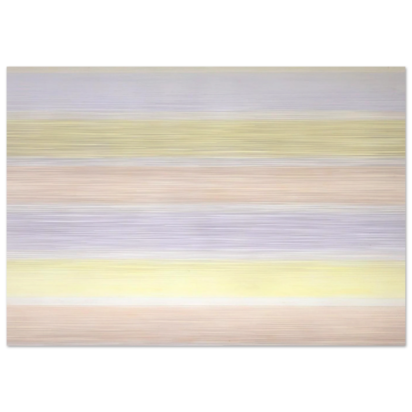 Untitled #6 - Agnes Martin Brushed Aluminum Print - 70x100 cm / 28x40 inches | Agnes Martin Aluminum Print | Agnes Martin Prints