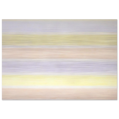Untitled #6 - Agnes Martin Brushed Aluminum Print - 70x100 cm / 28x40 inches | Agnes Martin Aluminum Print | Agnes Martin Prints