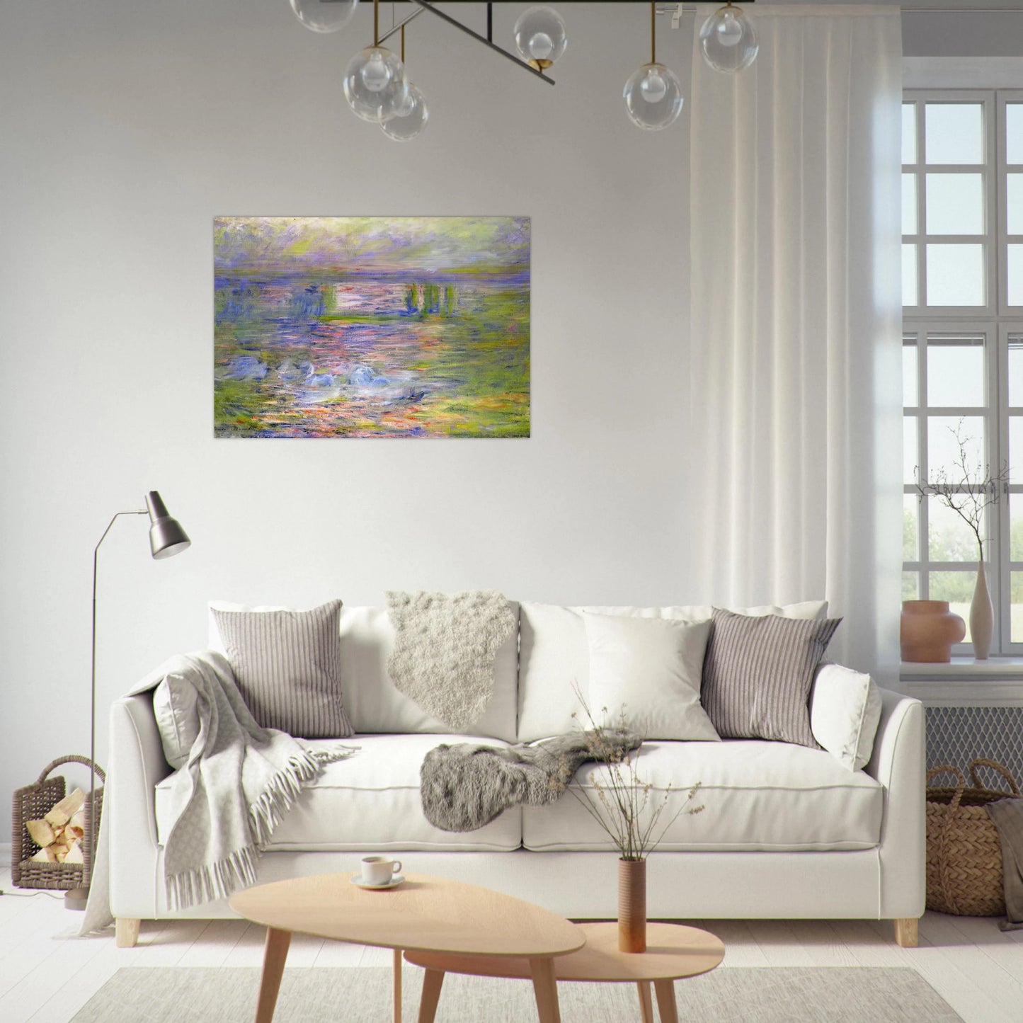 Charing Cross Bridge 2 - claude monet Brushed Aluminum Print - 70x100 cm / 28x40 inches | claude monet Aluminum Print | claude monet Prints