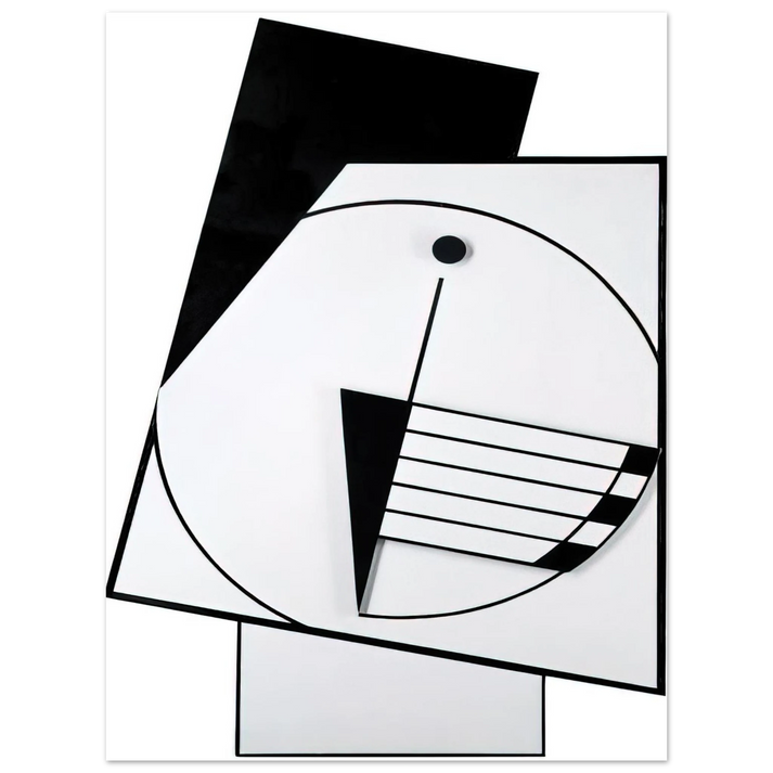 Carmelo Arden Quin - Rythme 3 - 1995  75x100 cm / 30x40inches Fine Art Poster