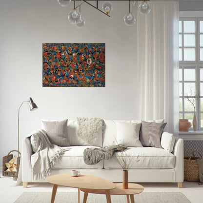 Encrustation - 1976 - Richard Pousette-Dart Brushed Aluminum Print - 70x100 cm / 28x40 inches | Richard Pousette-Dart Aluminum Print | Richard Pousette-Dart Prints