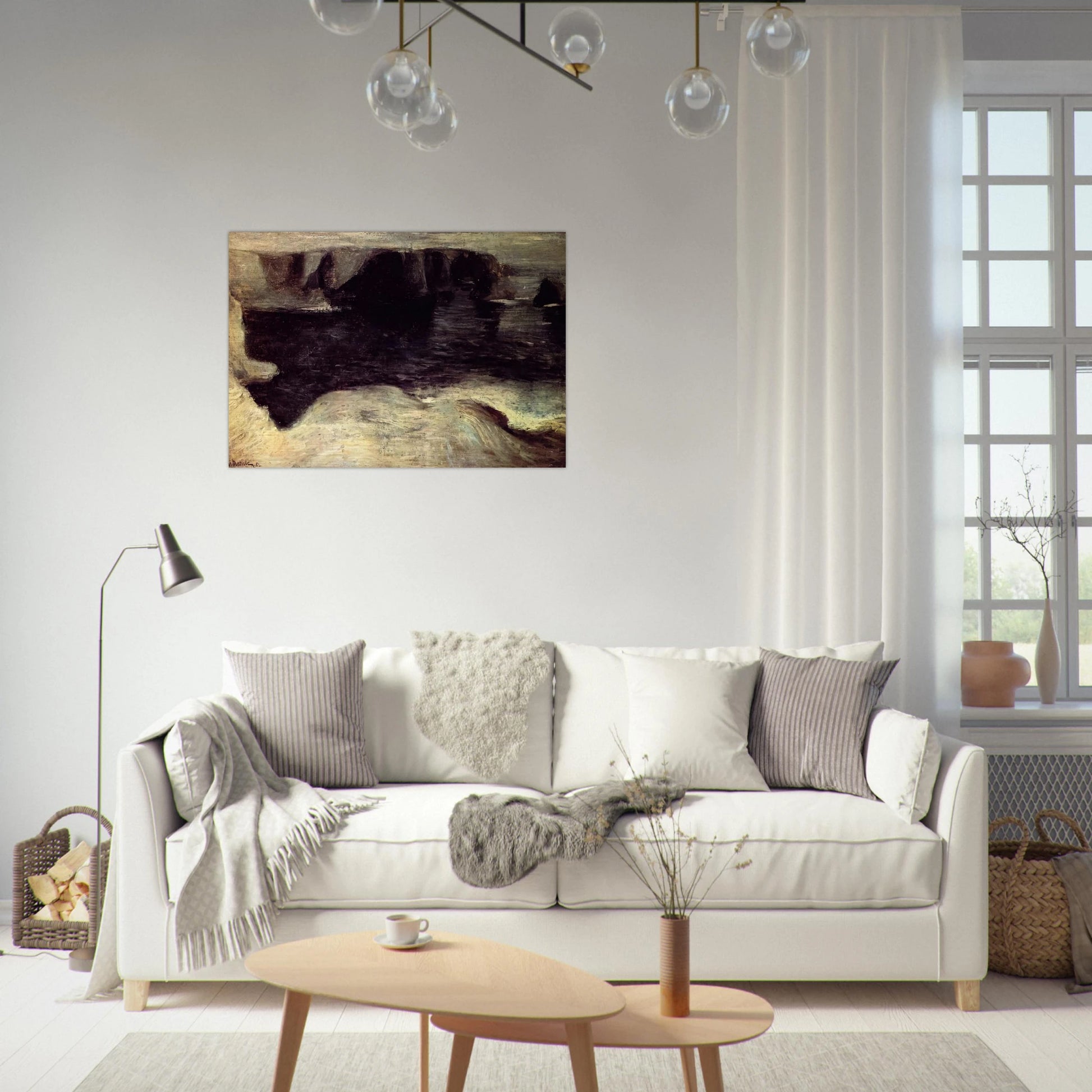 SEASCAPE AT GOULPHAR 1896 - Henri Matisse Brushed Aluminum Print - 70x100 cm / 28x40 inches | Henri Matisse Aluminum Print | Henri Matisse Prints