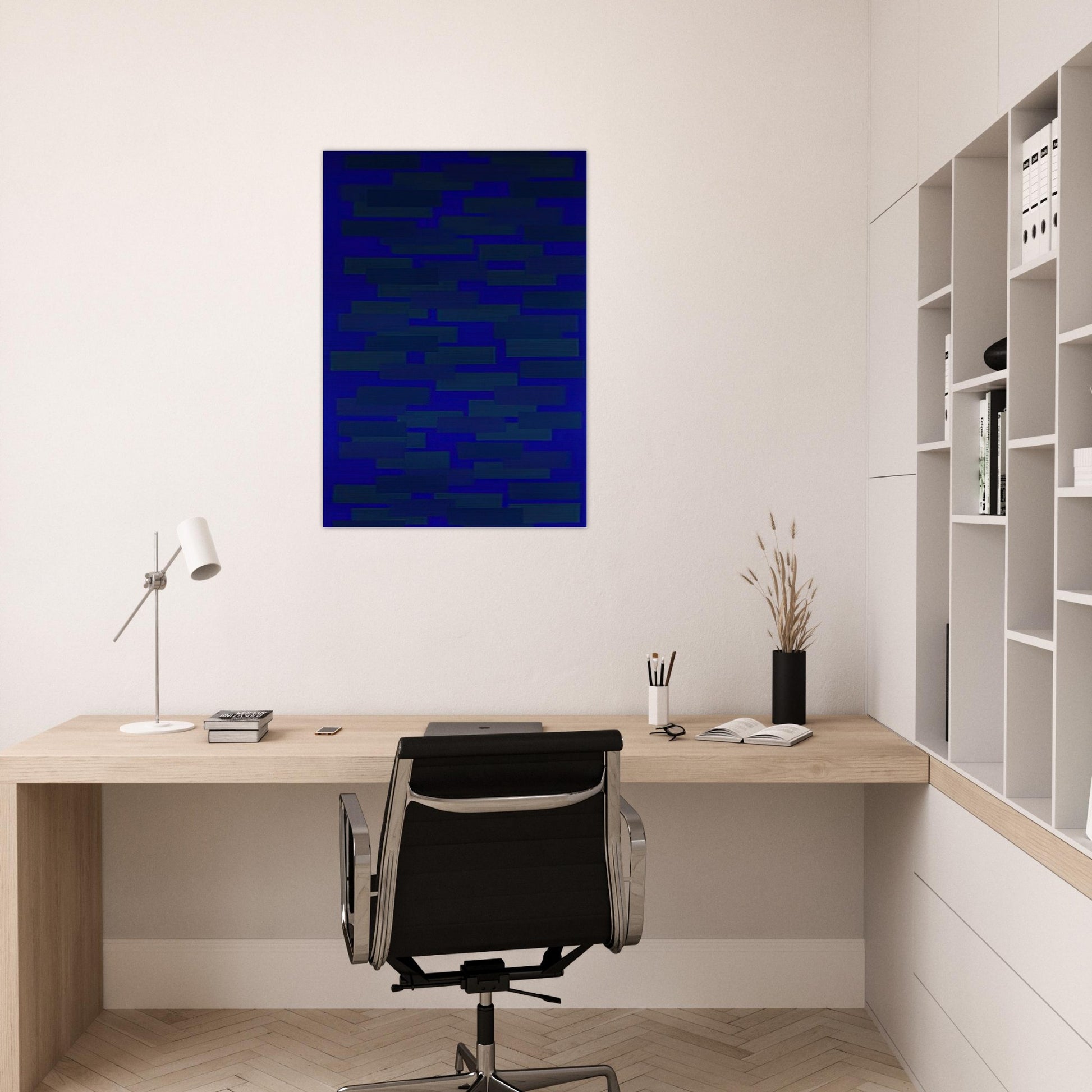 Number 15 - 1952 - Ad Reinhardt Brushed Aluminum Print - 70x100 cm / 28x40 inches | Ad Reinhardt Aluminum Print | Ad Reinhardt Prints