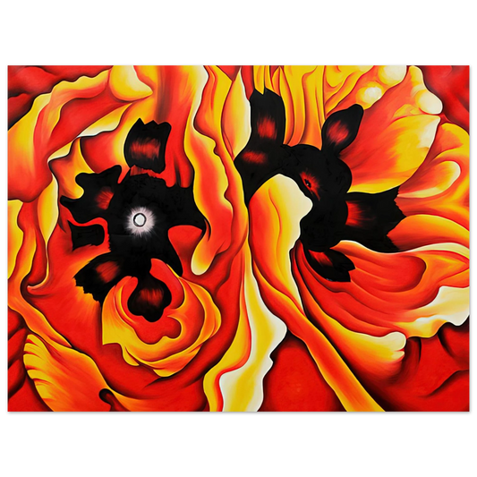 Georgia O'Keeffe - Oriental Poppies II Fine Art Poster