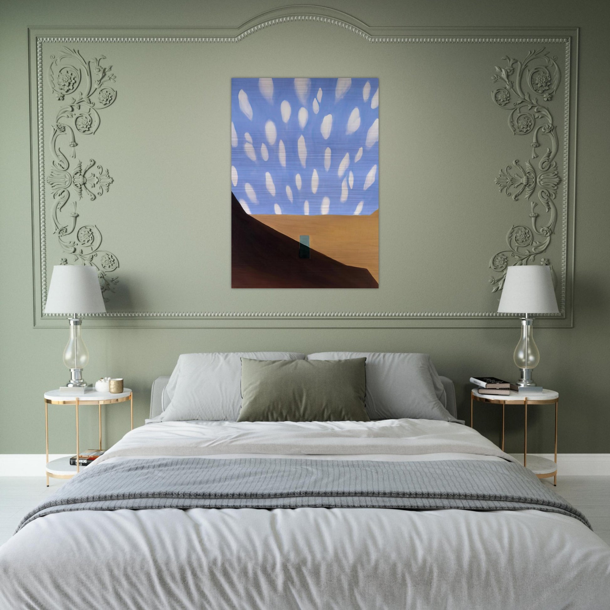 In the Patio VIII - Georgia O'Keeffe Brushed Aluminum Print - 70x100 cm / 28x40 inches | Georgia O'Keeffe Aluminum Print | Georgia O'Keeffe Prints