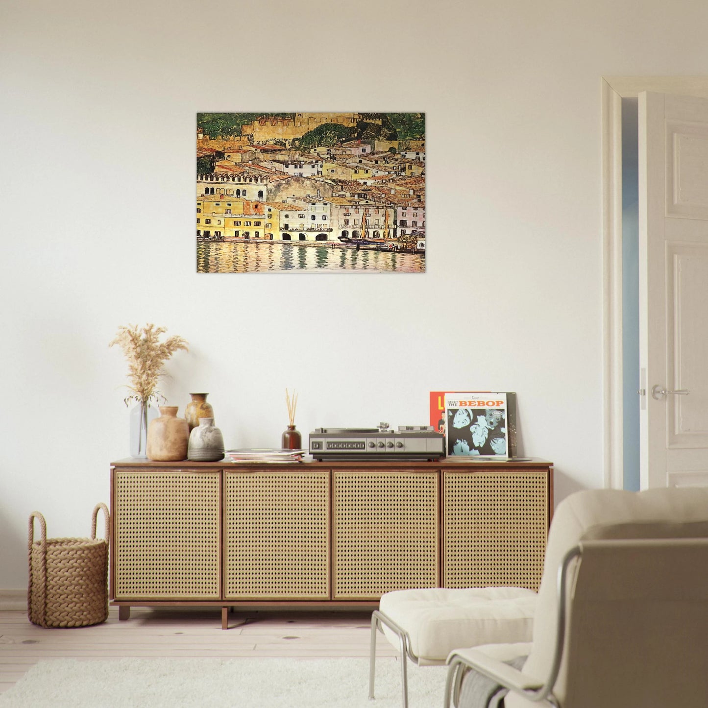 MALCESINE ON LAKE GARDA - Gustav Klimt Brushed Aluminum Print - 70x100 cm / 28x40 inches | Gustav Klimt Aluminum Print | Gustav Klimt Prints