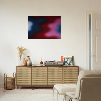 M-12 - 1970 - Wojciech Fangor Brushed Aluminum Print - 70x100 cm / 28x40 inches | Wojciech Fangor Aluminum Print | Wojciech Fangor Prints