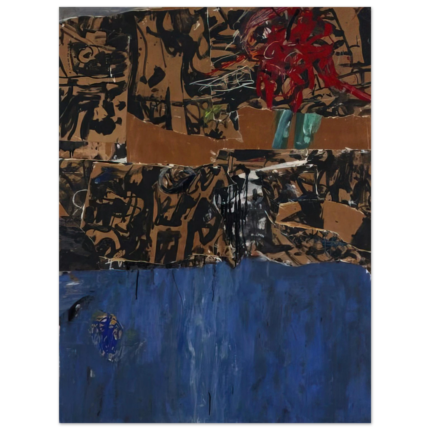 Allan Kaprow - Blue Blue Blue  75x100 cm / 30x40inches Fine Art Poster