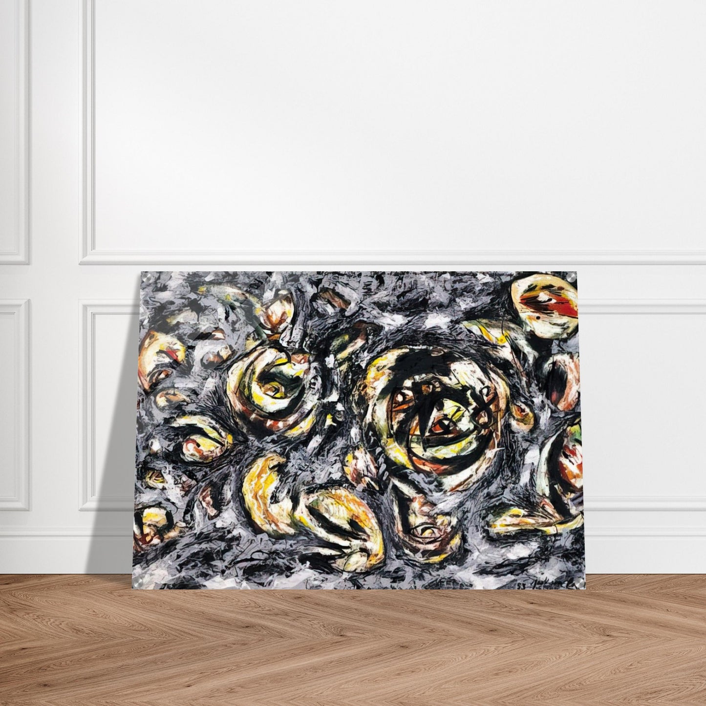 OCEAN GREYNESS 1953 - Jackson Pollock Acrylic Print - 70x100 cm / 28x40″ inches
