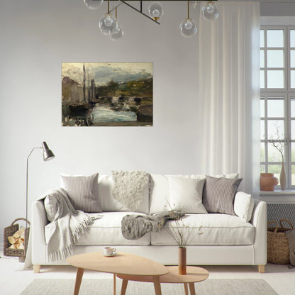 BRITTANY ALSO KNOWN AS BOAT 1896 - Henri Matisse Brushed Aluminum Print - 70x100 cm / 28x40 inches | Henri Matisse Aluminum Print | Henri Matisse Prints