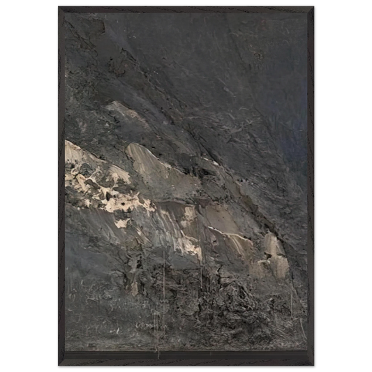 Jay DeFeoBIGIncision - Jay DeFeo 70x100 cm / 28x40 inches Framed Art Print – Black Wooden Frame