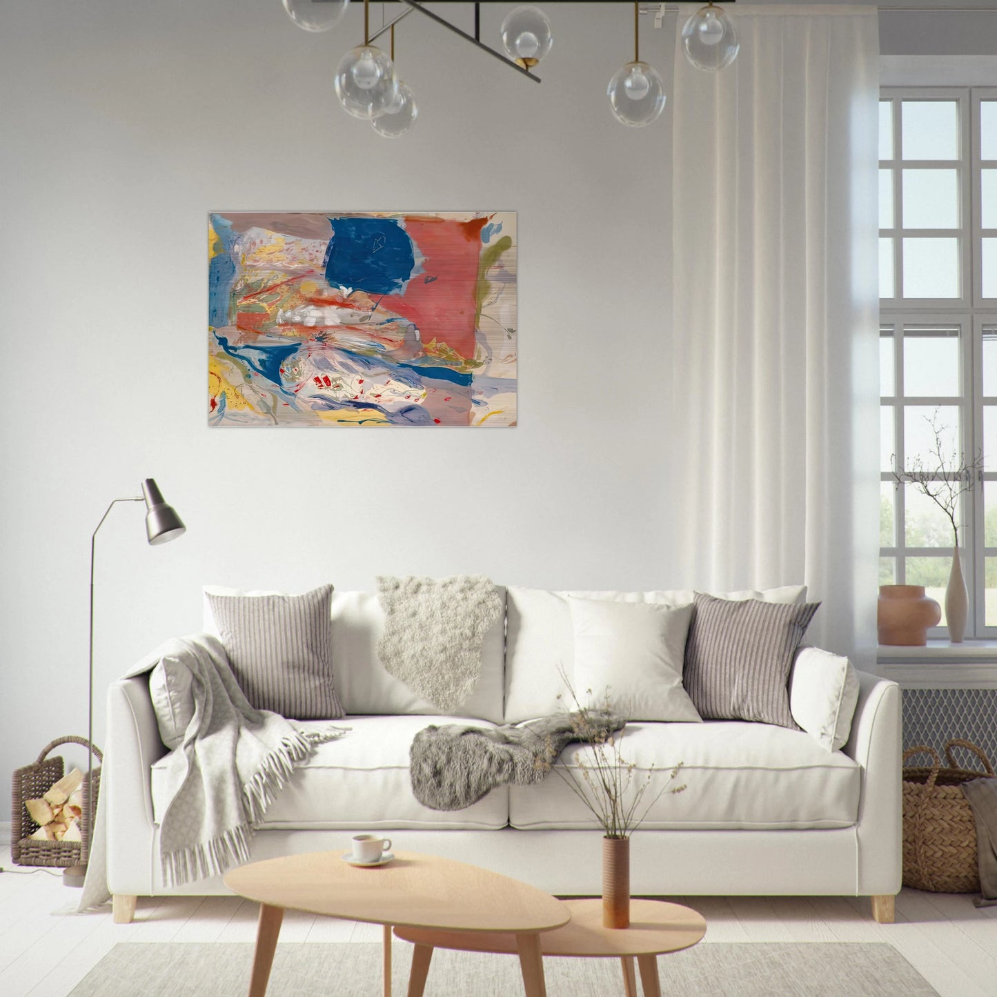Lorelei, 1957- - Helen Frankenthaler Brushed Aluminum Print - 70x100 cm / 28x40 inches | Helen Frankenthaler Aluminum Print | Helen Frankenthaler Prints