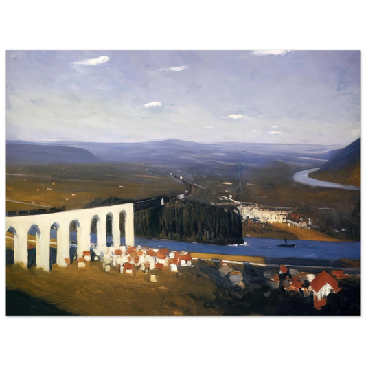 Edward Hopper - Valley of the Seine Fine Art Poster