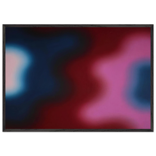 M-12 - 1970 - Wojciech Fangor 70x100 cm / 28x40 inches Framed Art Print – Black Wooden Frame