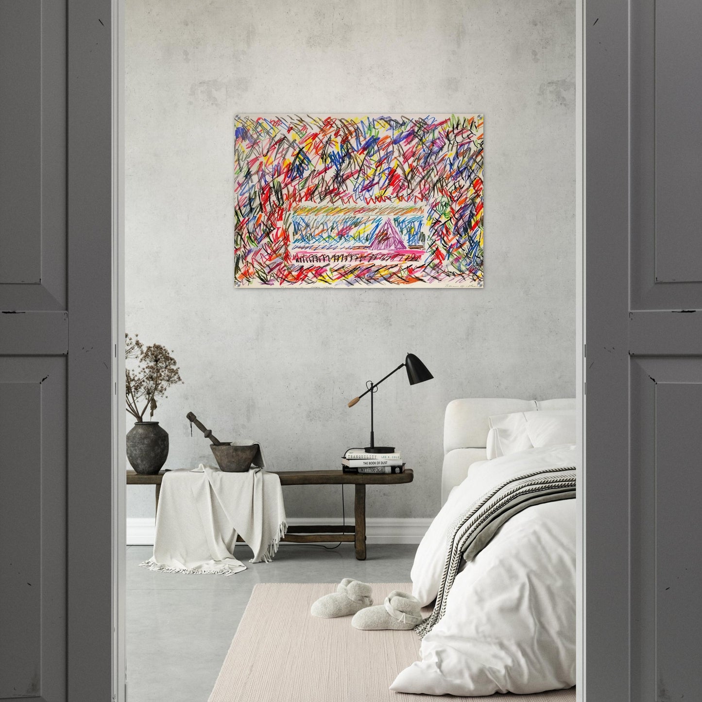 Coffee Thyme - Sam Gilliam Acrylic Print - 70x100 cm / 28x40″ inches