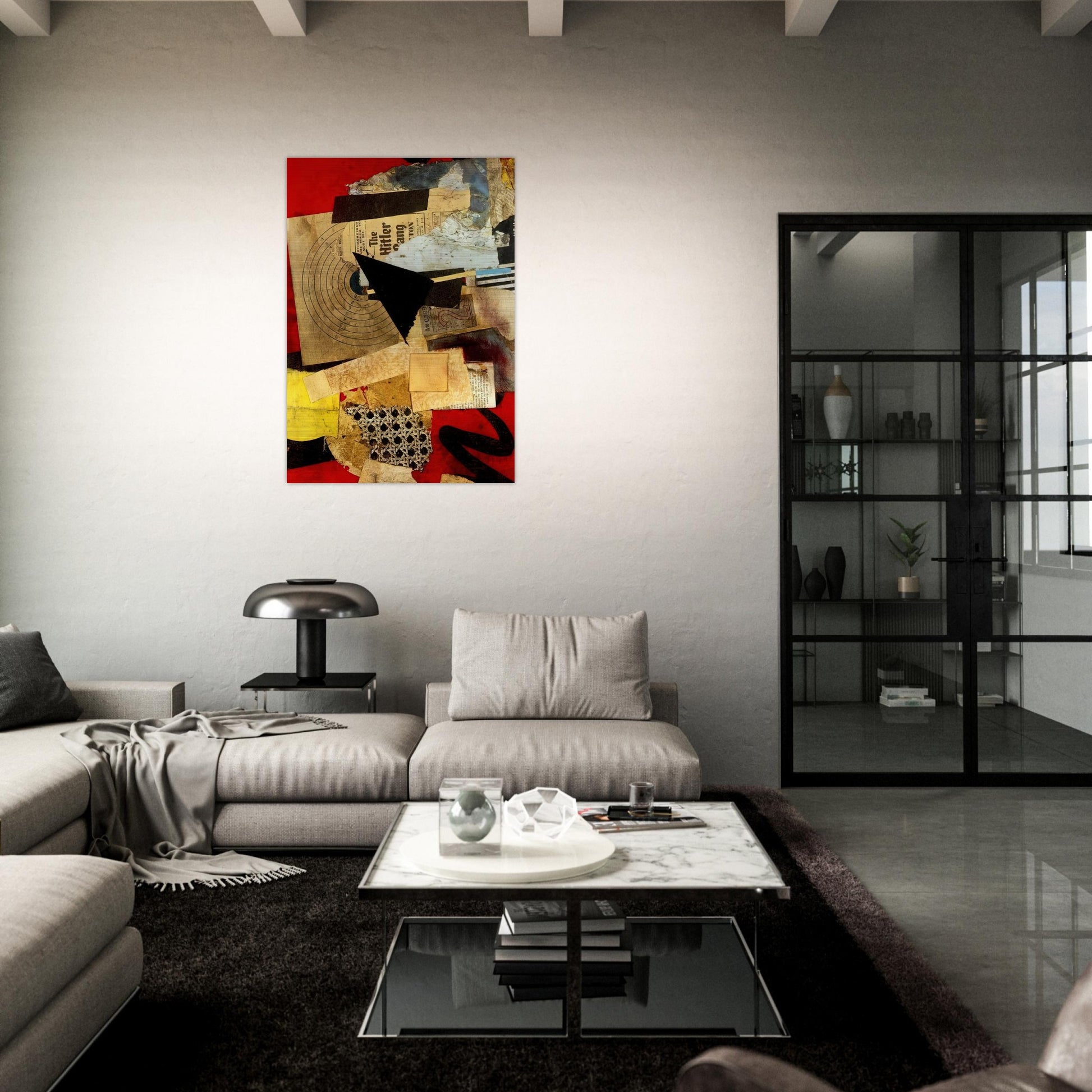 ART - Jean Arp Brushed Aluminum Print - 70x100 cm / 28x40 inches | Jean Arp Aluminum Print | Jean Arp Prints